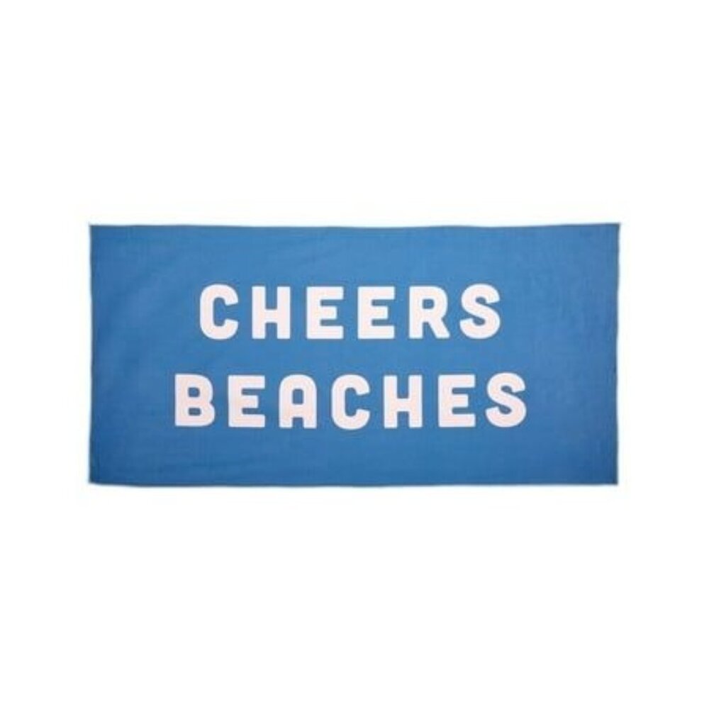 Cheers Beaches Beach Towel 9"W x 29.5"H by Pearhead